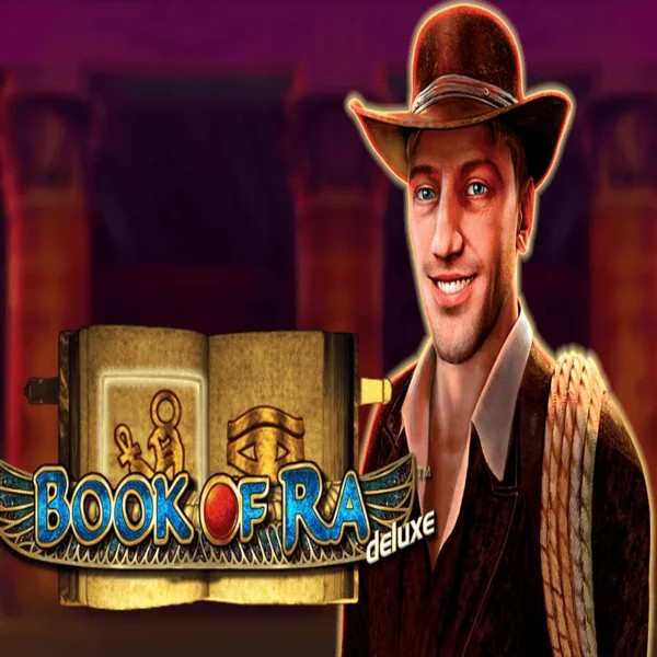 Enjoy Book of Ra Deluxe by Novomatic – logo hosted on robycasinos-es.com
