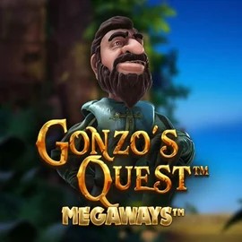 Gonzo's Quest Megaways logo by Red Tiger Gaming at Roby CasinoGonzo's Quest Megaways