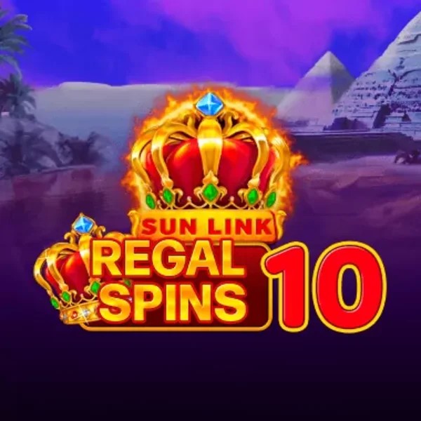 Regal Spins 10 logo by PatePlay at Roby Casino
